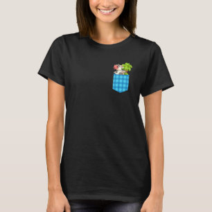 Taschenfarm Tier Kuh  Bauer Landwirtschaft Süße Ku T-Shirt