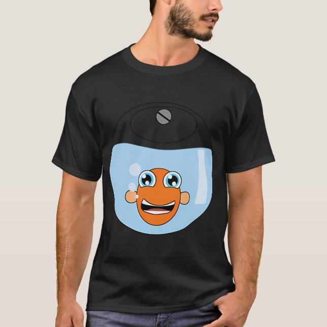 Taschenfisch Farbe klein T-Shirt (Vorderseite)