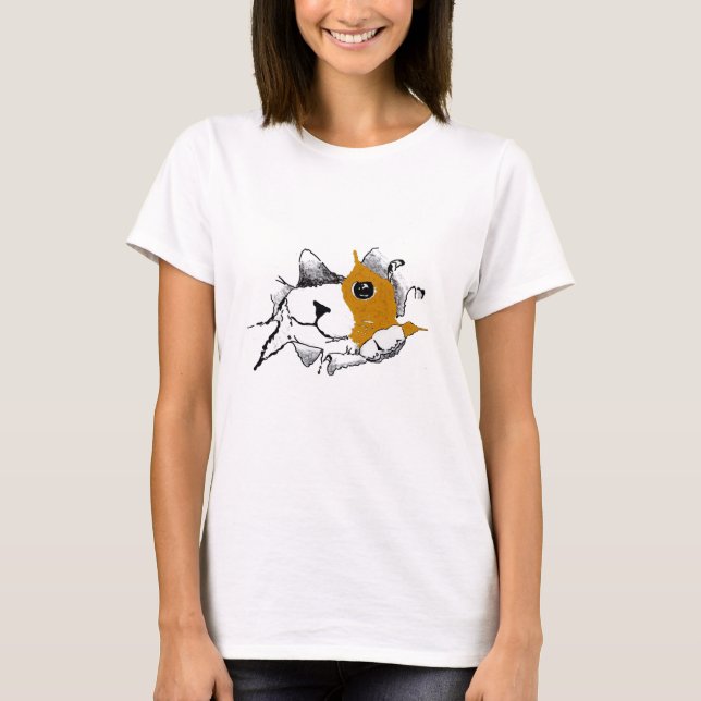 Taschenkatze T-Shirt (Vorderseite)
