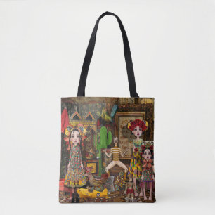 Taschenkunsttasche - Mexiko Frida inspiriert