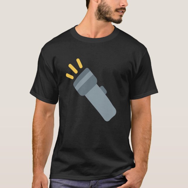 Taschenlampe T-Shirt (Vorderseite)