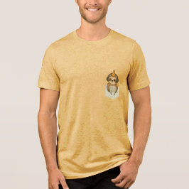 Taschenpartyfaultier Tri-Blend Shirt
