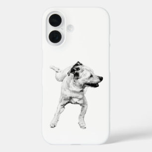 TaschenPivot, Minimaler Hund iPhone 16 Hülle