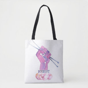 Taschentasche für den politisch aktiven Stricker