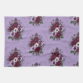 Taschentuch - Veilchenstrauß Geschirrtuch