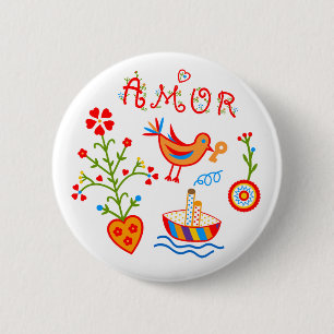 Taschentücher der portugiesischen Liebe Button