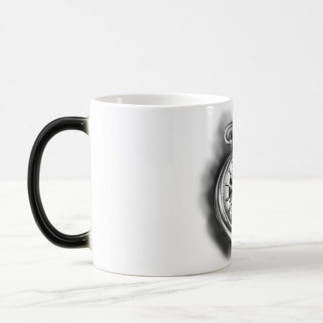 Taschenuhr auf einer Tasse (Links)