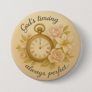 Taschenuhr Knopf Design... Button