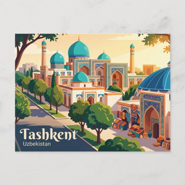 Taschkent, Usbekistan Postkarte (Vorderseite)