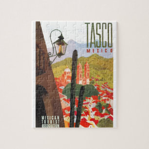 Tasco Mexiko Reise-Plakat 1950 Puzzle