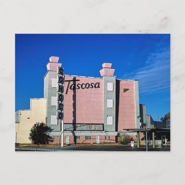 Tascosa Drive-In Theater, Amarillo, Texas Postkarte (Vorderseite)