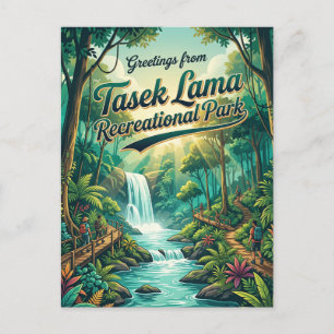 Tasek Lama Erholungspark Brunei Postkarte