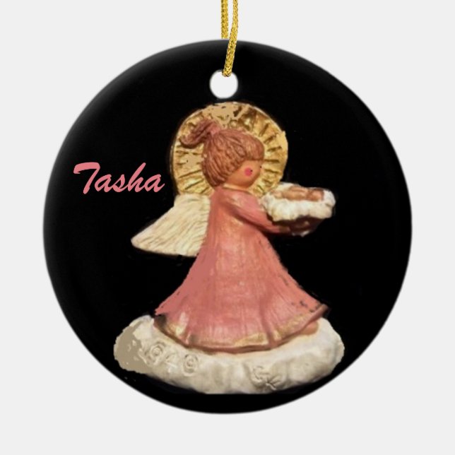 TASHA-GUARDIAN ANGEL PONYTAIL CHORUS ORNAMENT (Vorne)