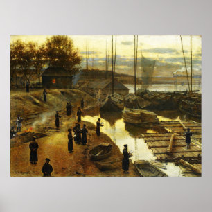 Tashlikh - Malerei von Alexander Gierymski - 1884 Poster