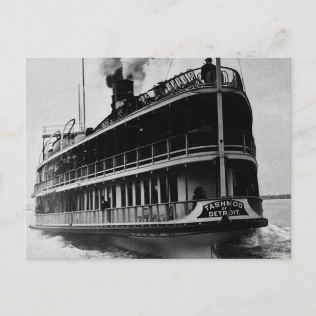 Tashmoo aus Detroit - Vintager Stern-Shot Postkarte (Vorderseite)