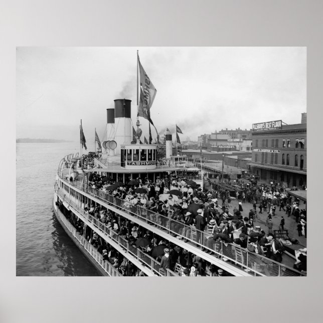 Tashmoo in Detroit, 1900 Poster (Vorne)