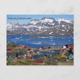 Tasilaq Grönland Postkarte