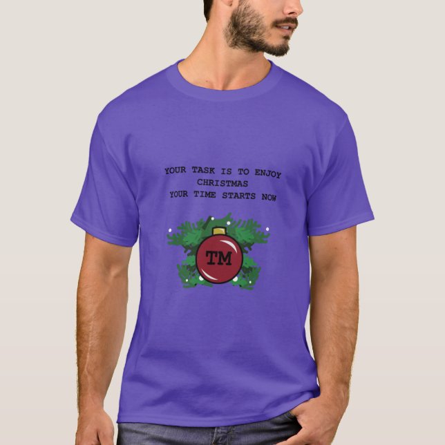 Taskmaster Weihnachtsaufgabe T-Shirt (Vorderseite)