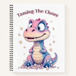 Taskosaurus Rex | Süßes Dinosaurier-To-Do-Liste-De Notizbuch