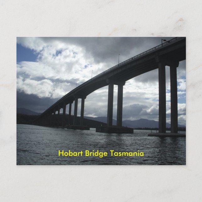 Tasman Bridge Tasmania Postkarte (Vorderseite)