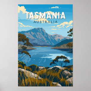 Tasmania Australia Reisen Kunst Vintag Poster