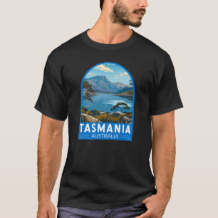 Tasmania Australia Reisen Kunst Vintag T-Shirt
