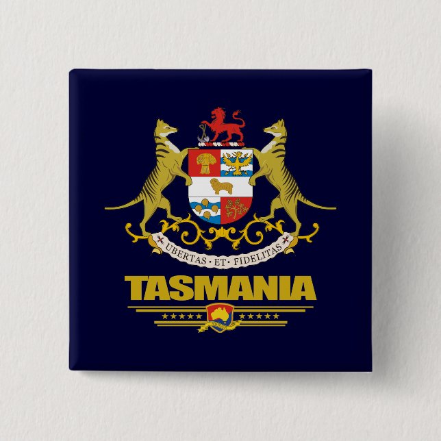 Tasmania COA Button (Vorderseite)