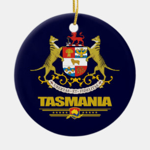 Tasmania COA Keramik Ornament