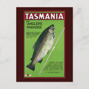 Tasmania ~ Das Paradies des Anglers Postkarte