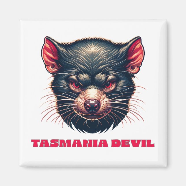 Tasmania Devil Australia Magnet (Vorne)