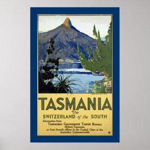 Tasmania "Die Schweiz des Südens" Poster