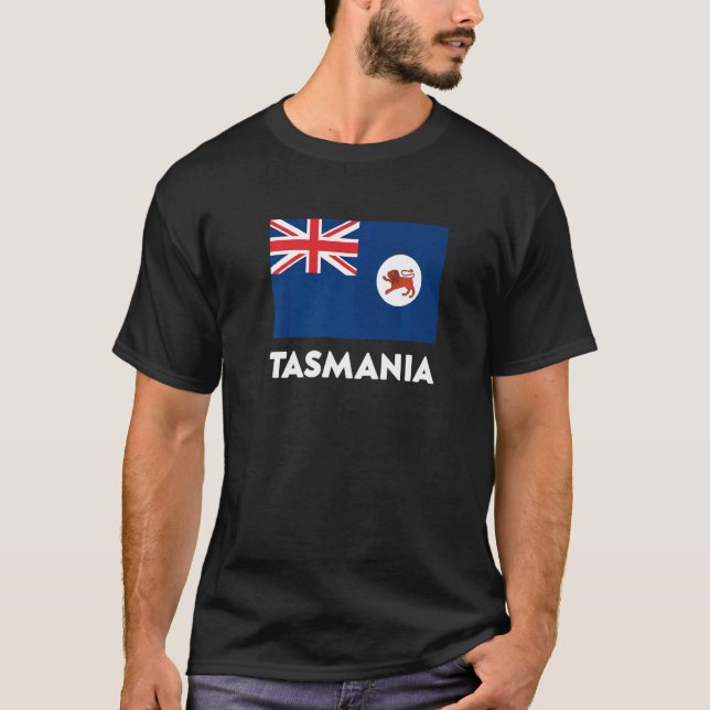 Tasmania-Flagge T-Shirt (Vorderseite)