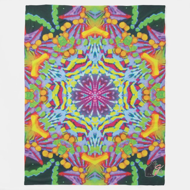 Tasmania Kaleidoscope Fleece Blanket (Vorderseite)