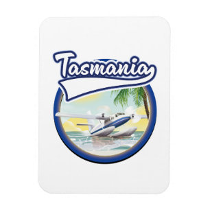 Tasmania Reise Logo Magnet