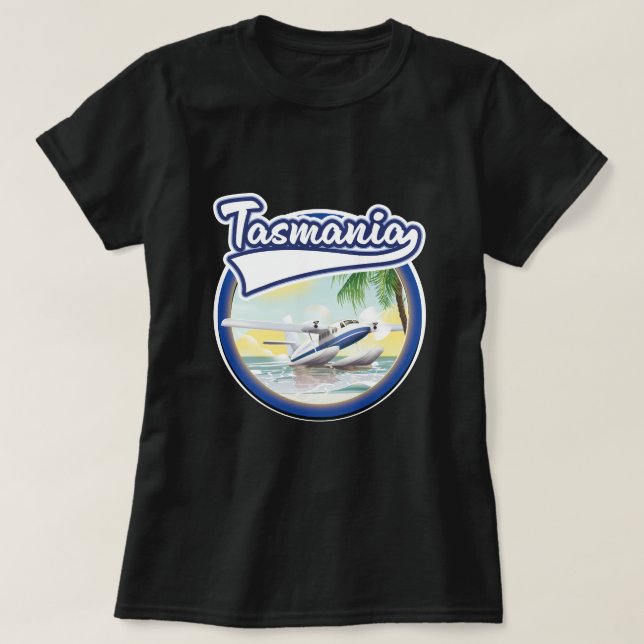 Tasmania Reiselogo T-Shirt (Design vorne)