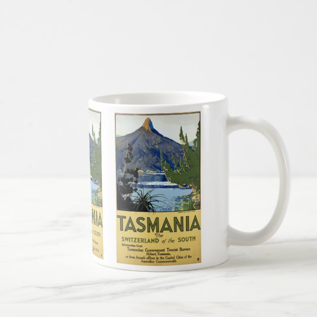 Tasmania ~ Schweiz des Südens Kaffeetasse (Rechts)