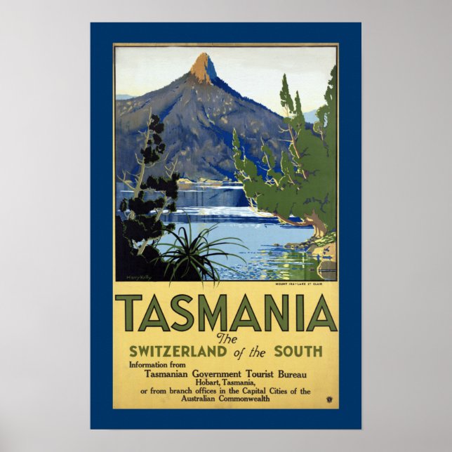 Tasmania ~ Schweiz des Südens Poster (Vorne)