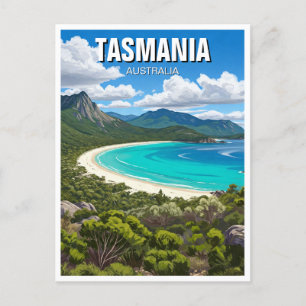Tasmania Wineglass Bay Australien Postkarte