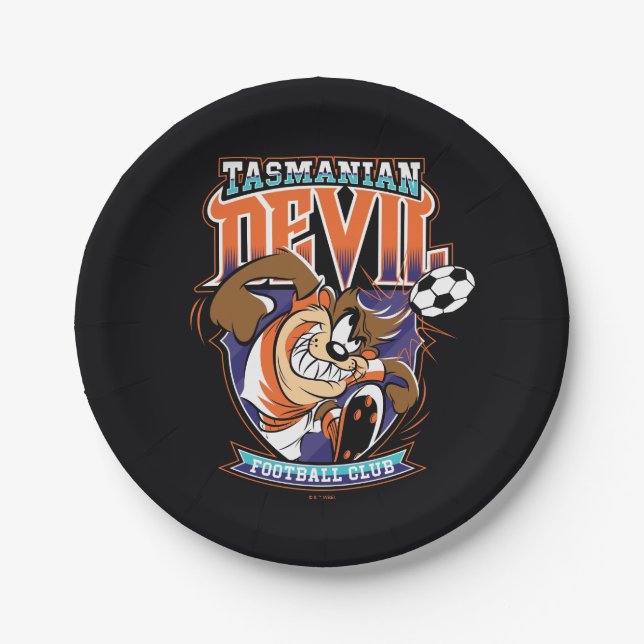 Tasmanian Devil Football Club Badge Pappteller (Vorderseite)