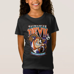 Tasmanian Devil Fußballclub-Abzeichen T-Shirt