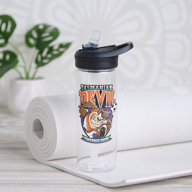 Tasmanian Devil Fußballclub-Abzeichen Trinkflasche (Yoga)