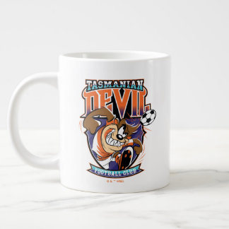 Tasmanian Devil Fußballverein-Abzeichen Jumbo-Tasse