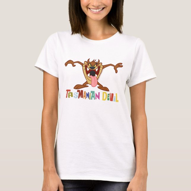 TASMANIAN DEVIL™ stehend T-Shirt (Vorderseite)