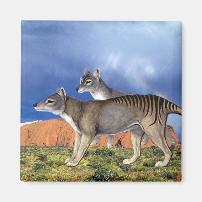 Tasmanian Tiger Magnet (Vorne)
