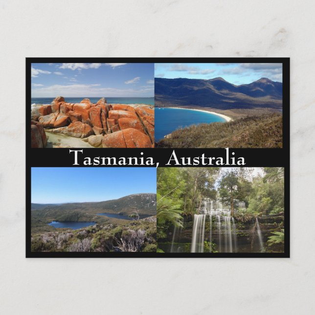Tasmanie, Australien Postkarte (Vorderseite)
