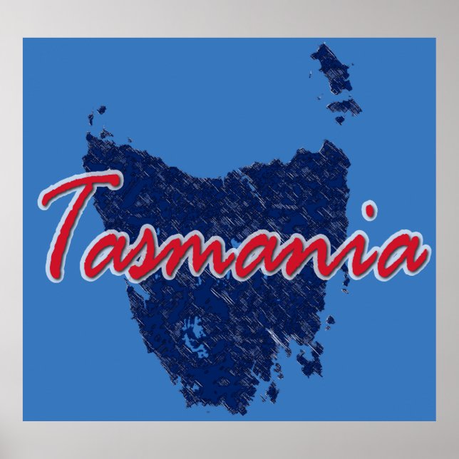 Tasmanie Poster (Vorne)