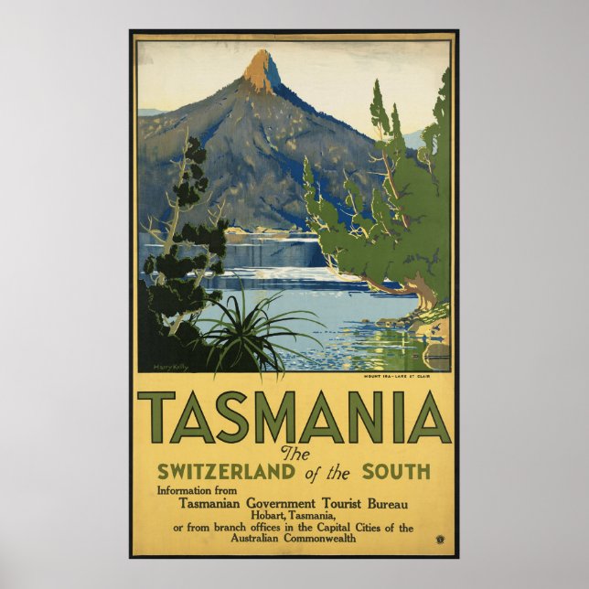 Tasmanie Poster (Vorne)