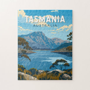 Tasmanien Australien Reise Kunst Vintage Puzzle