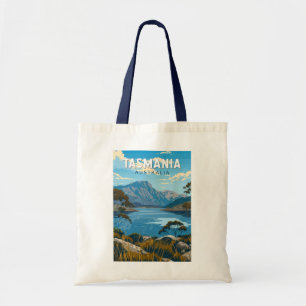 Tasmanien Australien Reise Kunst Vintage Tragetasche