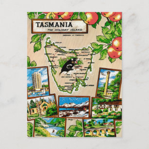 Tasmanien Urlaub Insel Postkarte